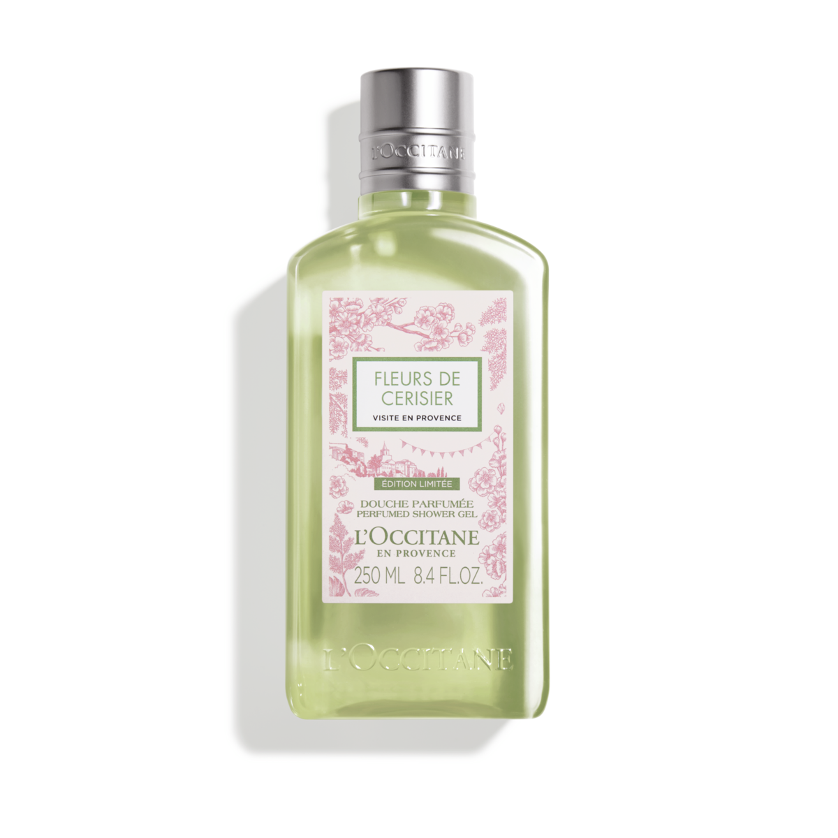Sabonete Líquido Corporal Perfumado Flor de Cerejeira Visite en Provence 250ml, , large